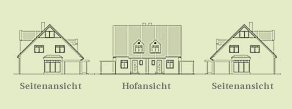 Ansichten - Heidehof Hamburg Quickborn-Heide - Doppelhaush�lften von Pohl & Prym